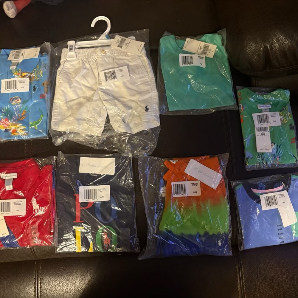 Ralph Lauren Kids' Multicolor Graphic Tees